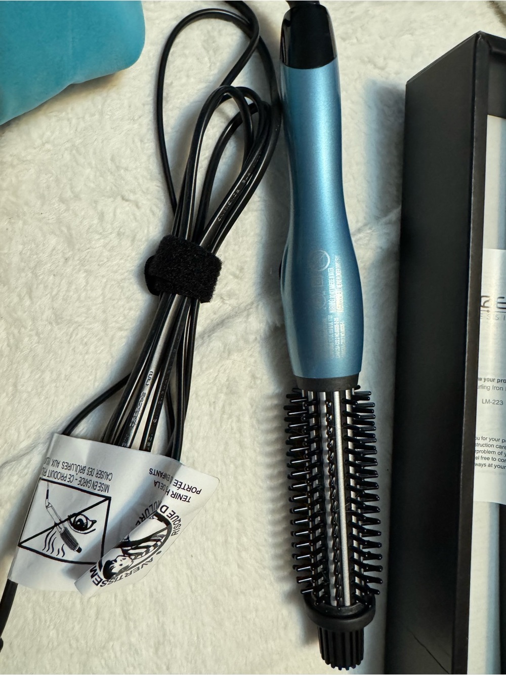 Phoebe Couture Metallic Teal Hair Hot Air Brush